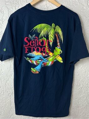 SEÑOR FROGS Vallarta Mexico Graphic Short Sleeve Tee Men’s Size L